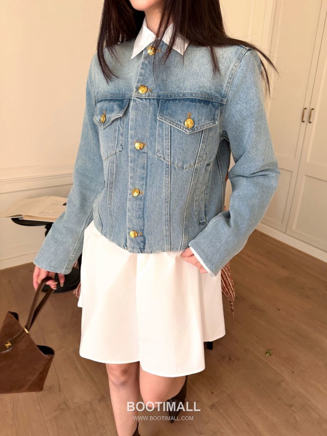 CELINE Washed Denim Jacket Light Blue 셀린느 워시드 데님 자켓 라이트 블루 13