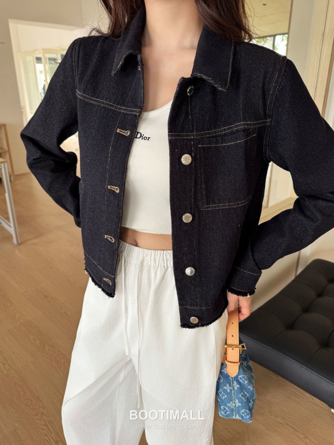 Prada Denim Jacket Black 프라다 데님 자켓 블랙 14