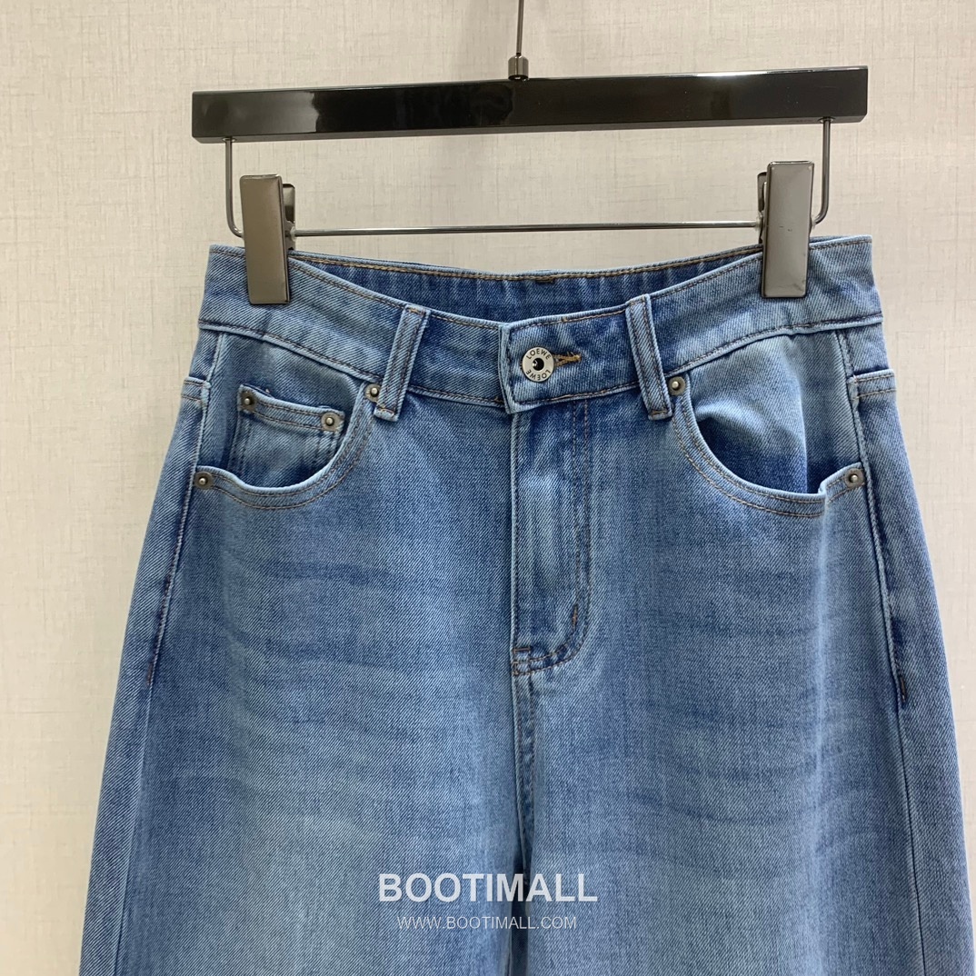 Classic Logo Embroidery Straight Denim Jeans Blue 클래식 로고 자수 스트레이트 데님 진 블루 4