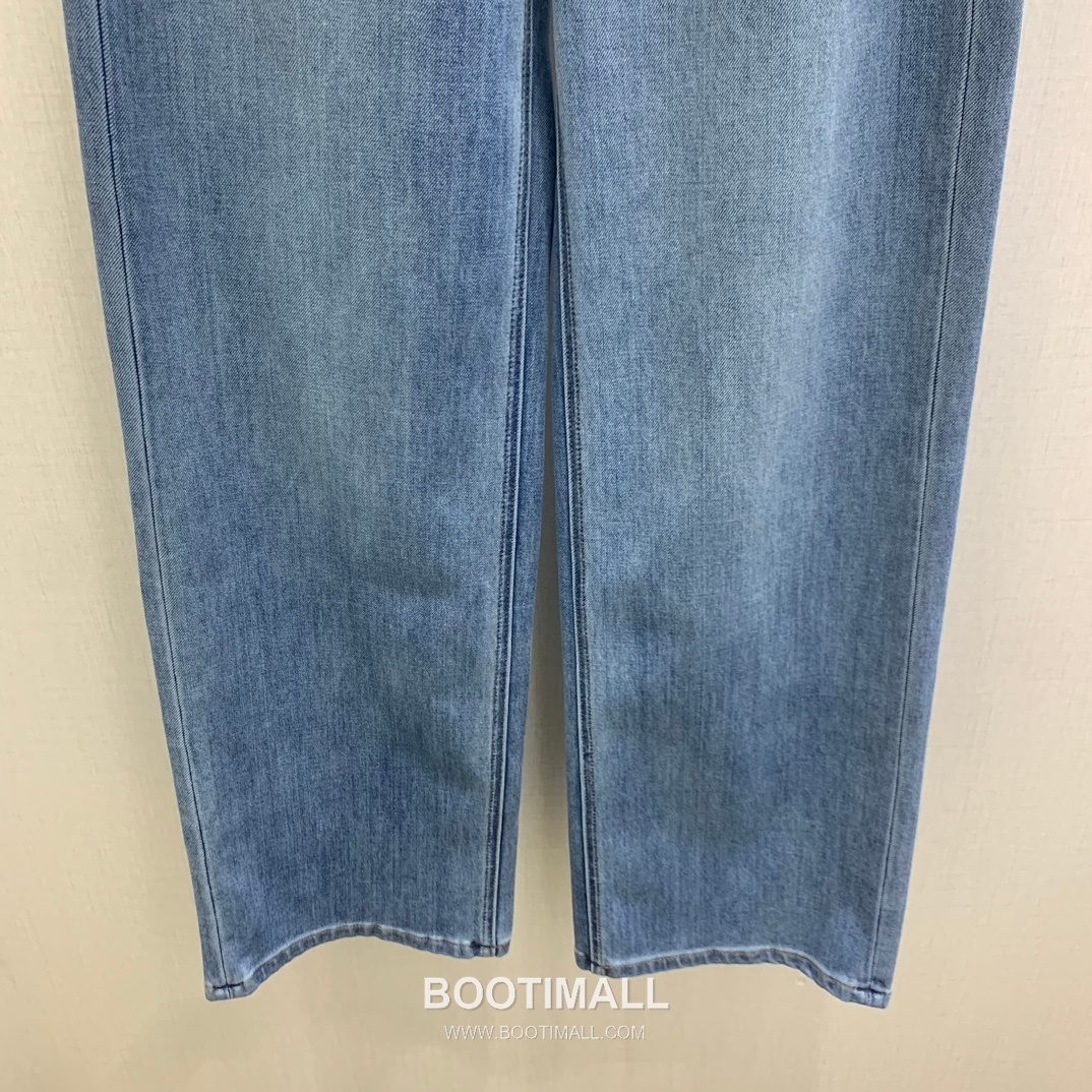 Classic Logo Embroidery Straight Denim Jeans Blue 클래식 로고 자수 스트레이트 데님 진 블루 5