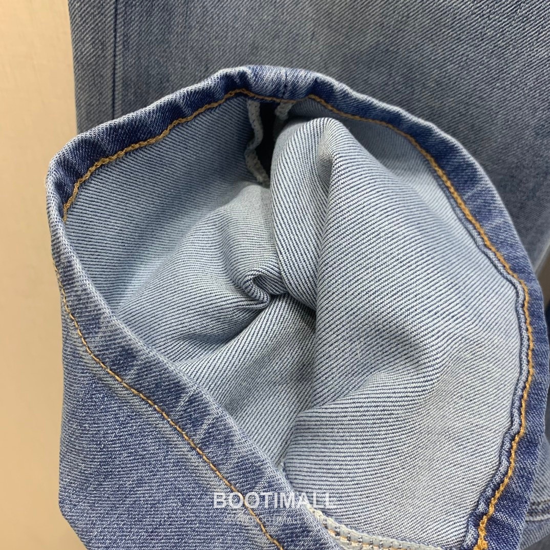 Classic Logo Embroidery Straight Denim Jeans Blue 클래식 로고 자수 스트레이트 데님 진 블루 7