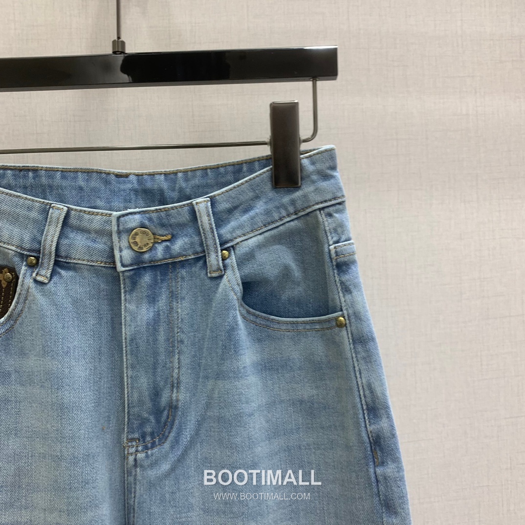 Straight Fit Denim Jeans Blue Light Blue 스트레이트 핏 데님 진 블루 라이트 블루 3