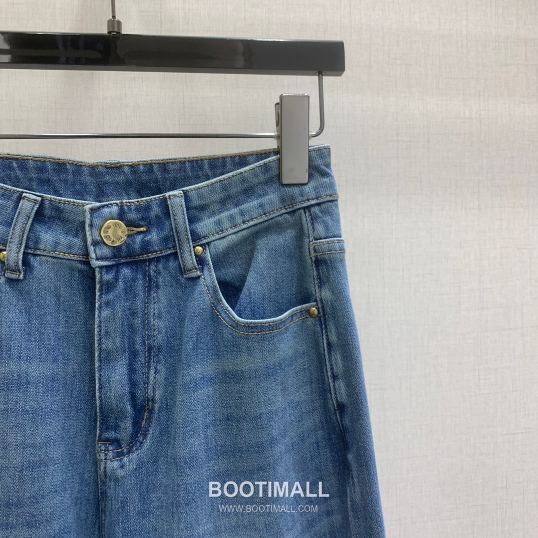 Straight Fit Denim Jeans Blue Light Blue 스트레이트 핏 데님 진 블루 라이트 블루 3