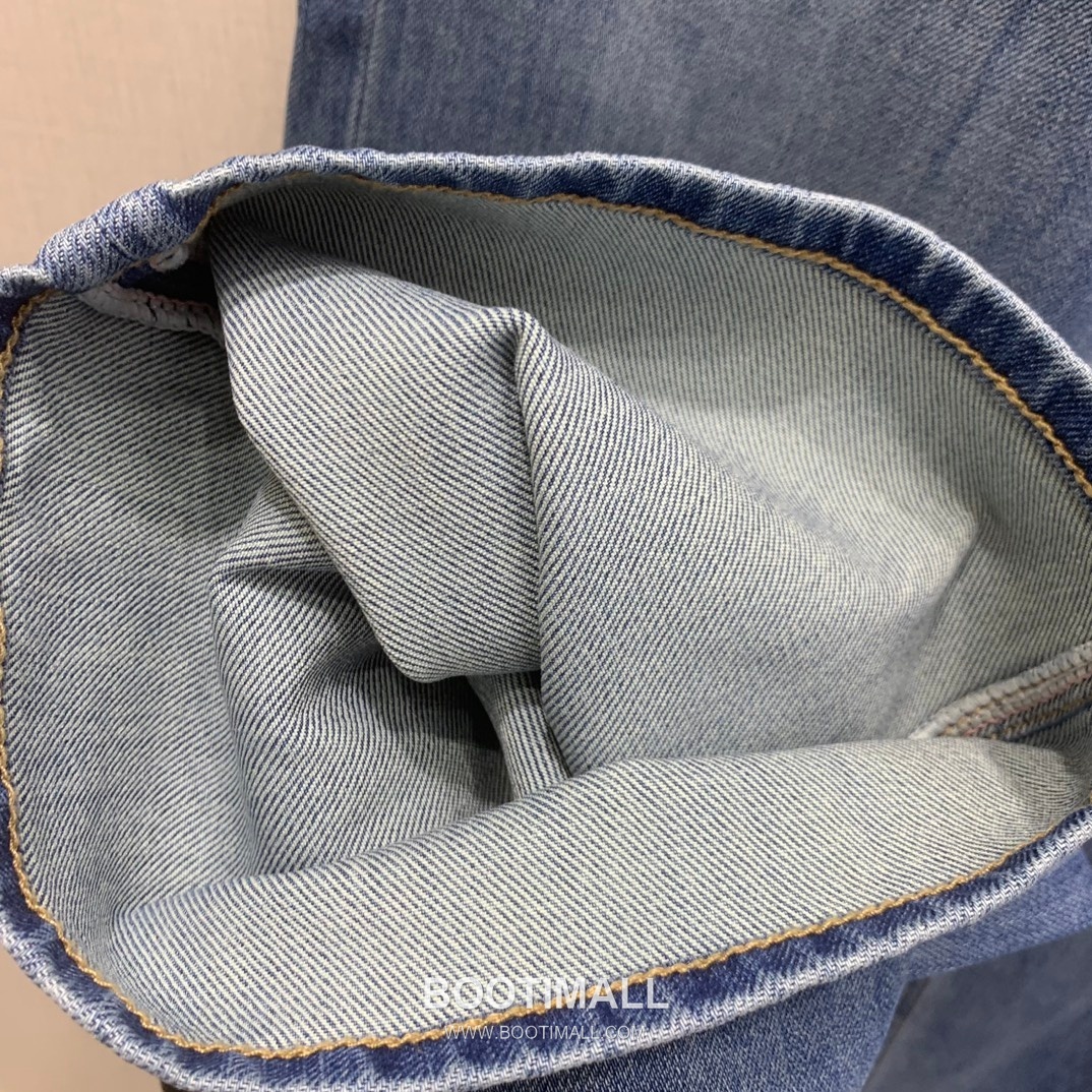 Straight Fit Denim Jeans Blue Light Blue 스트레이트 핏 데님 진 블루 라이트 블루 7