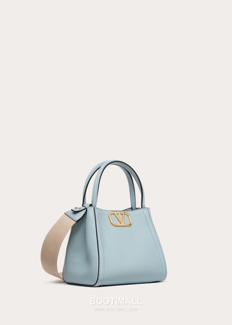 Valentino Garavani VSLING Grained Leather Beige Top Handle Bag 발렌티노 가라바니 브이슬링 그레인드 레더 베이지 탑핸들백 2
