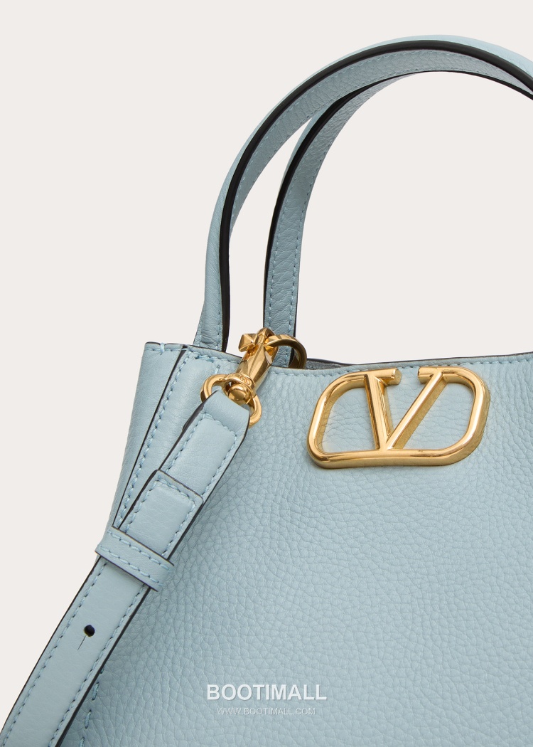 Valentino Garavani VSLING Grained Leather Beige Top Handle Bag 발렌티노 가라바니 브이슬링 그레인드 레더 베이지 탑핸들백 6