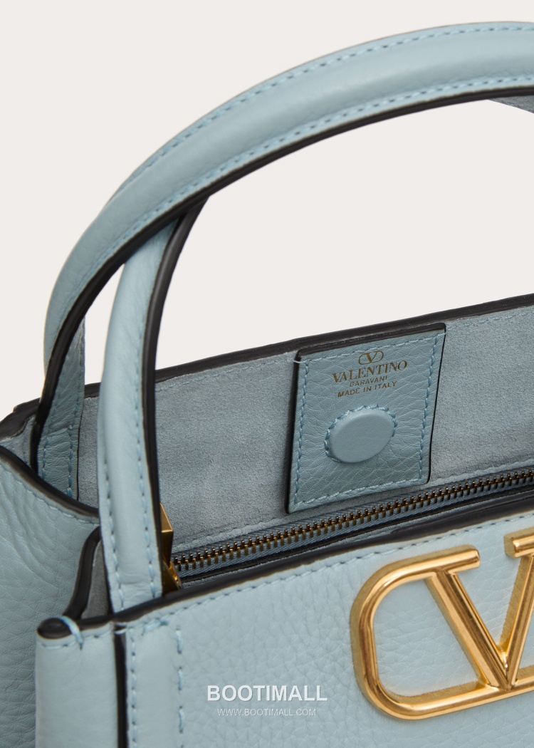 Valentino Garavani VSLING Grained Leather Beige Top Handle Bag 발렌티노 가라바니 브이슬링 그레인드 레더 베이지 탑핸들백 7