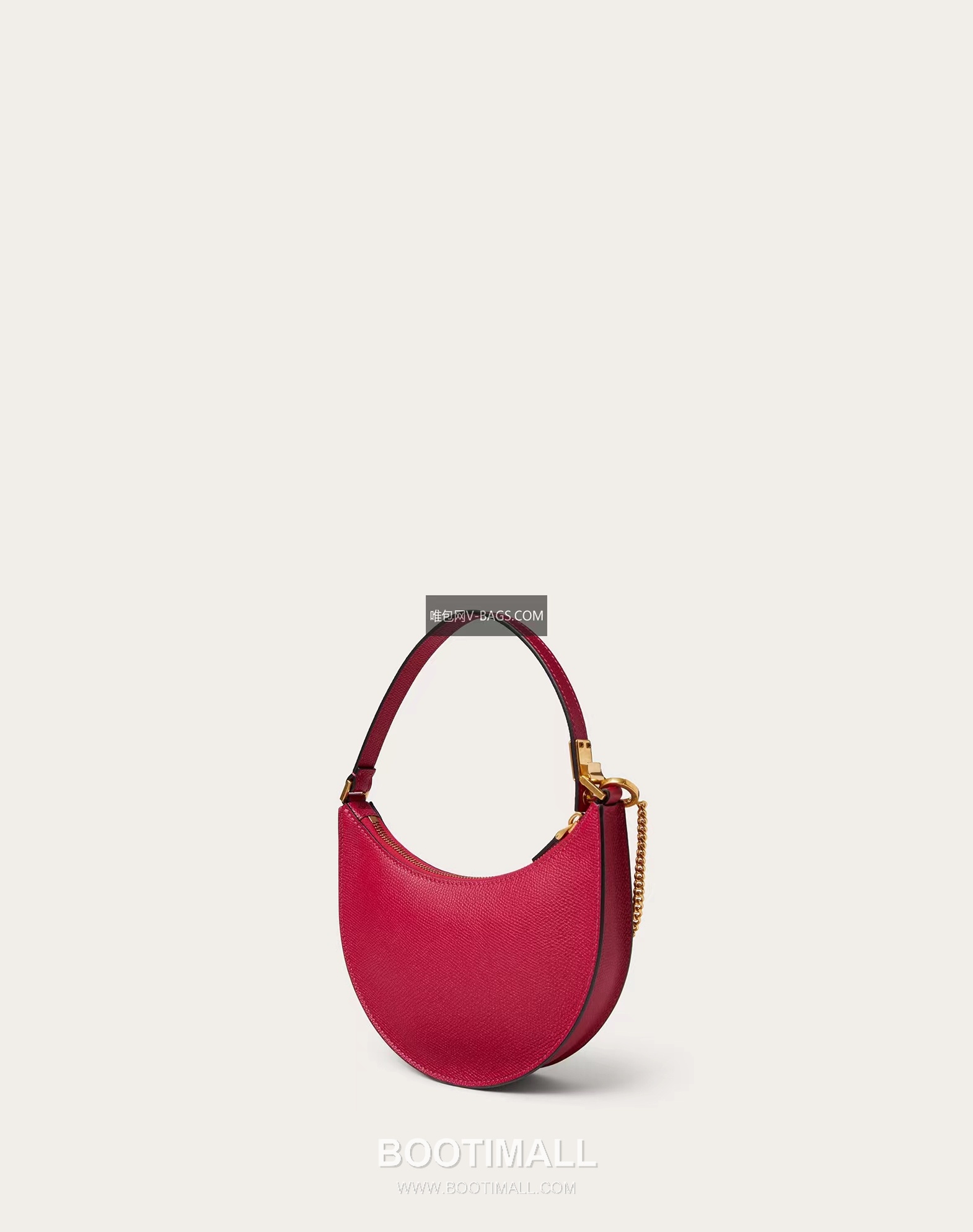 Valentino Supervee Half Moon Leather Hobo Bag 발렌티노 슈퍼비 하프문 레더 호보백 3