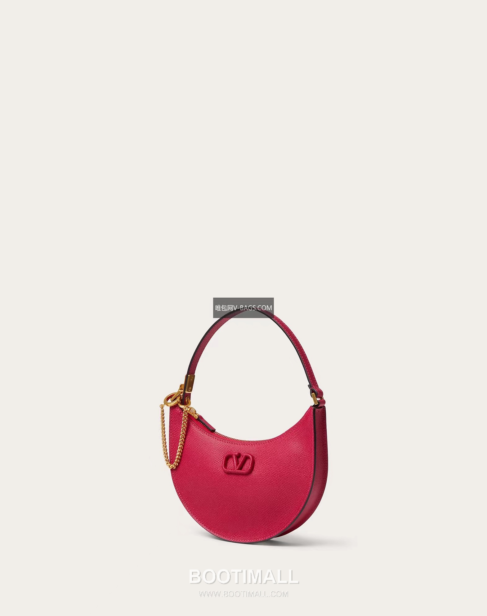 Valentino Supervee Half Moon Leather Hobo Bag 발렌티노 슈퍼비 하프문 레더 호보백 5