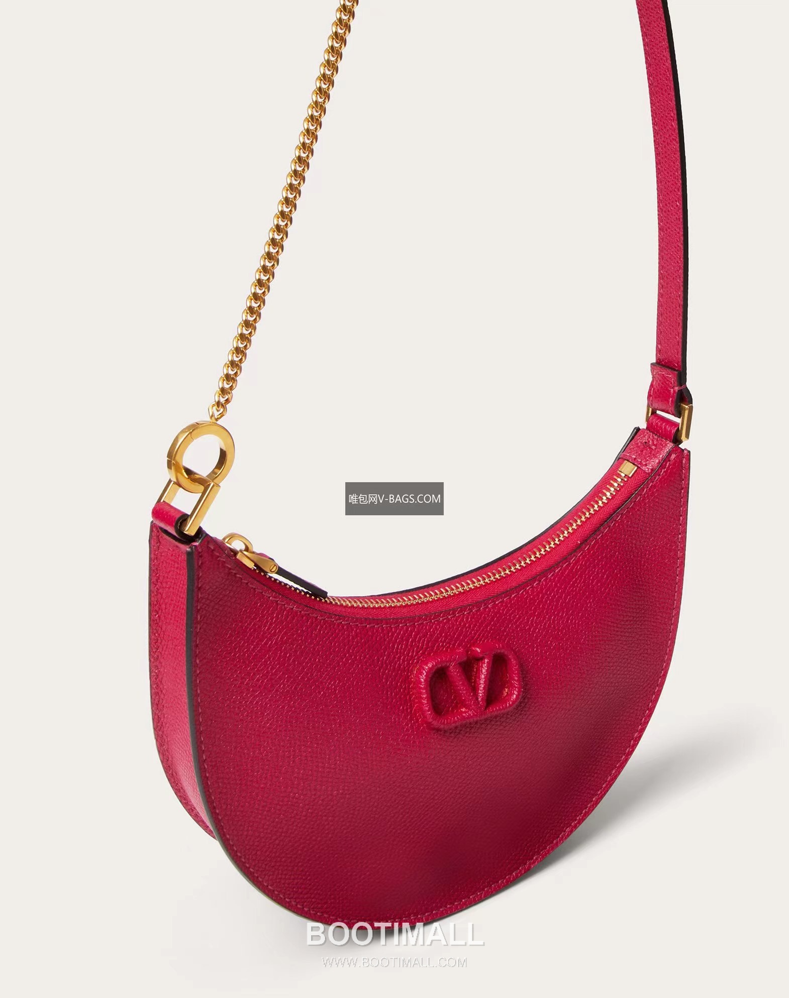 Valentino Supervee Half Moon Leather Hobo Bag 발렌티노 슈퍼비 하프문 레더 호보백 6