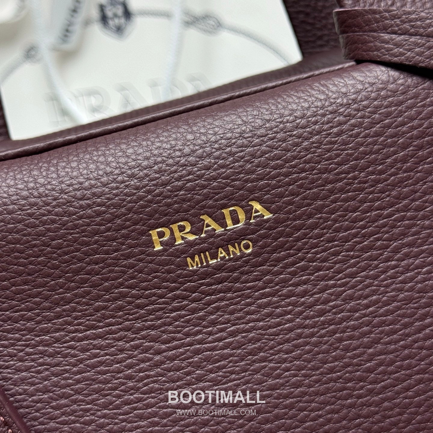 Prada Natural Grain Leather Black Top Handle Bag 프라다 1BB148 천연 그레인 레더 블랙 탑 핸들백 33cm 5