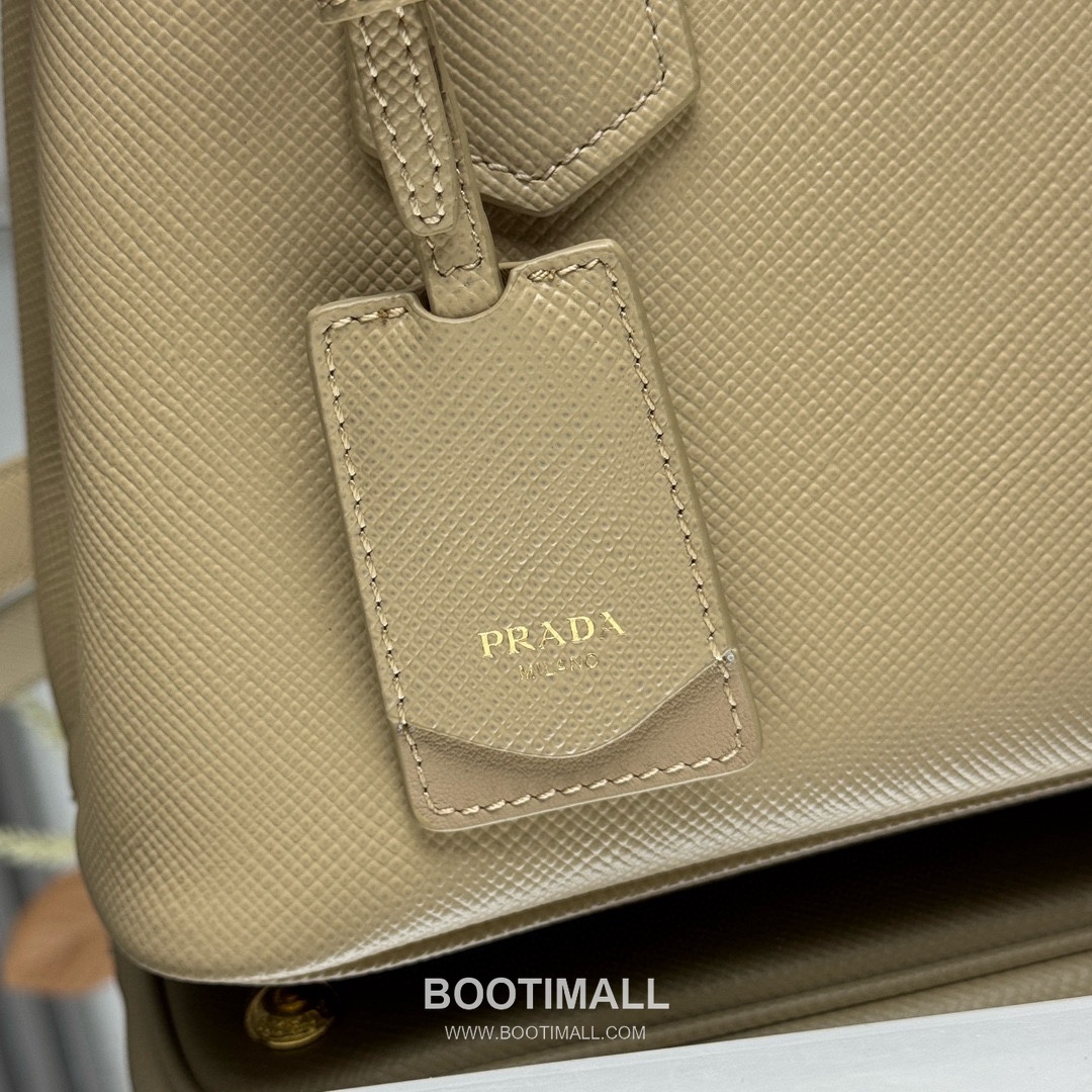 Prada Double Saffiano Leather Shoulder Bag 프라다 더블 1BG443 사피아노 레더 숄더백 25cm 6