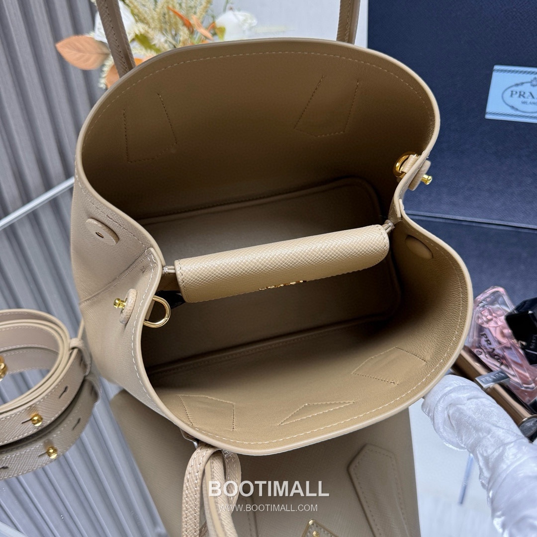 Prada Double Saffiano Leather Shoulder Bag 프라다 더블 1BG443 사피아노 레더 숄더백 25cm 8