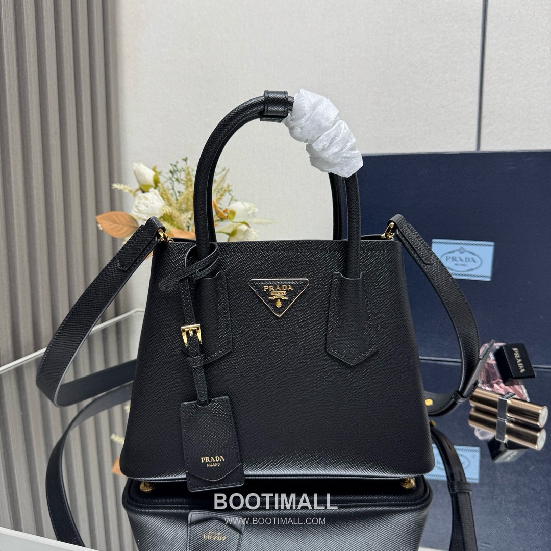 Prada Double Saffiano Leather Shoulder Bag 프라다 더블 1BG443 사피아노 레더 숄더백 25cm 1