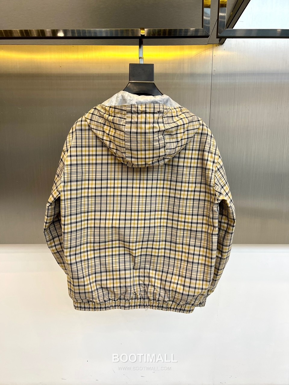 Dior Reversible Hooded Check Jacket Yellow Black Grey 디올 리버서블 후드 체크 자켓 옐로우 블랙 그레이 16