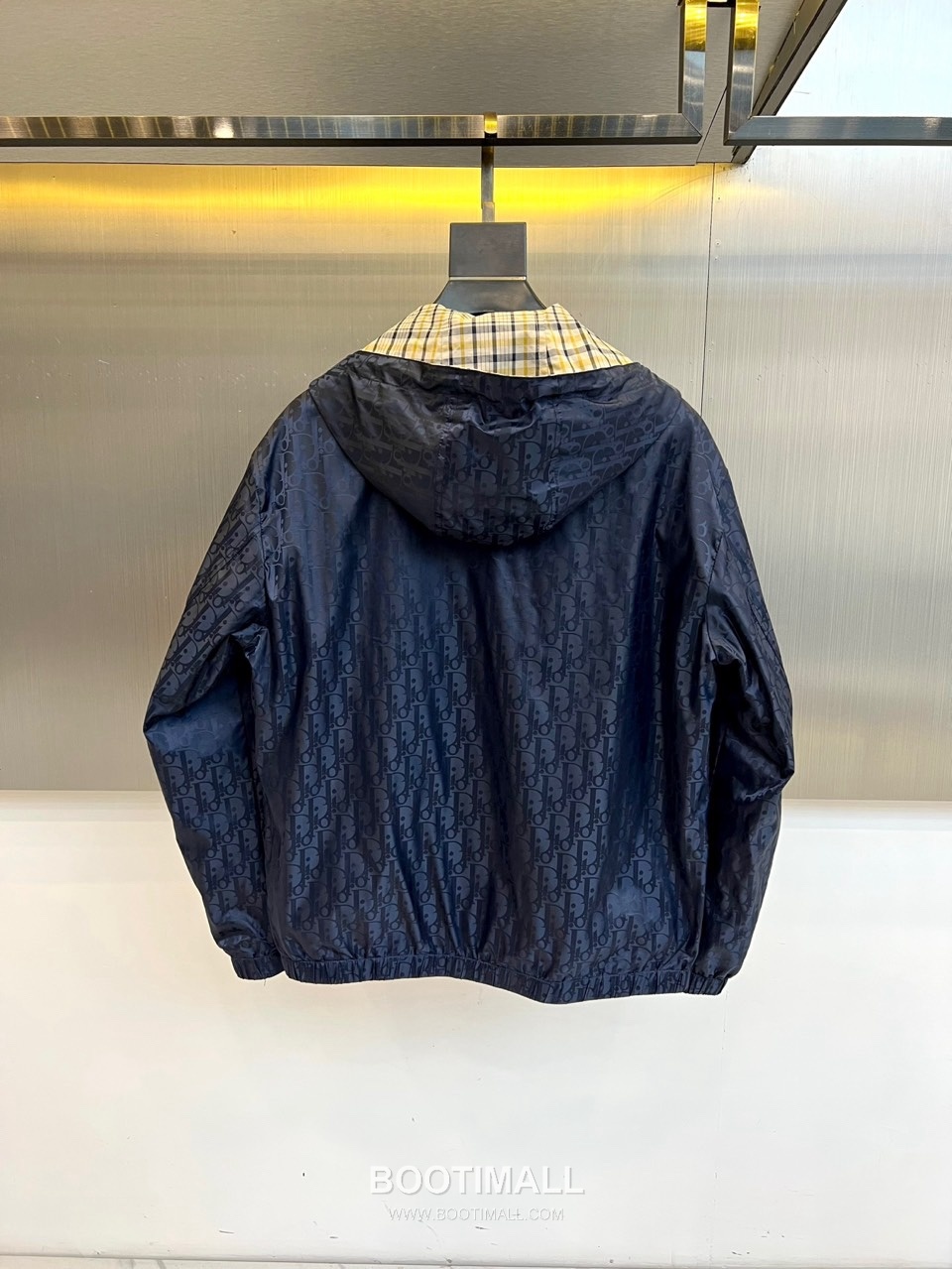 Dior Reversible Hooded Check Jacket Yellow Black Grey 디올 리버서블 후드 체크 자켓 옐로우 블랙 그레이 8