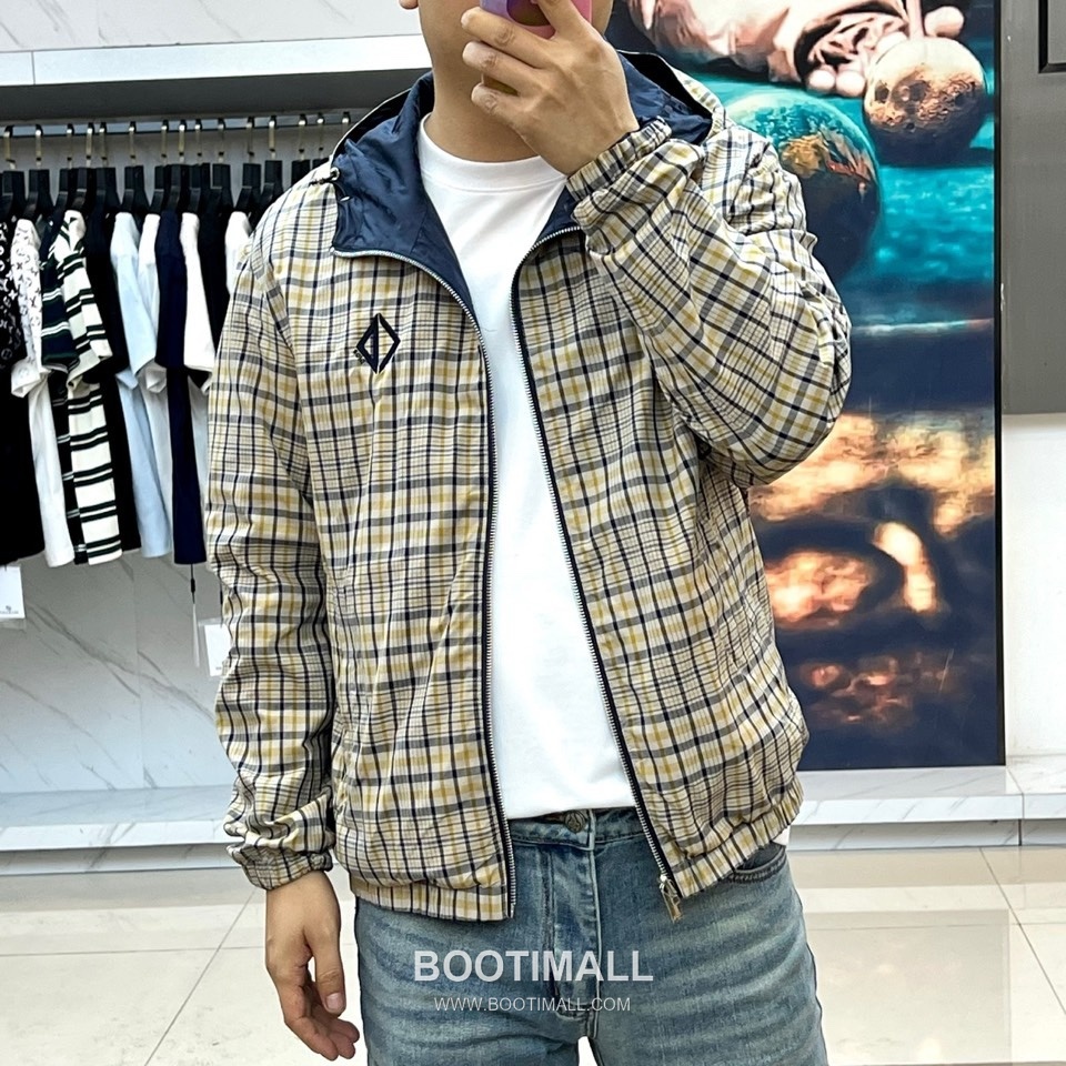 Dior Reversible Hooded Check Jacket Yellow Black Grey 디올 리버서블 후드 체크 자켓 옐로우 블랙 그레이 10