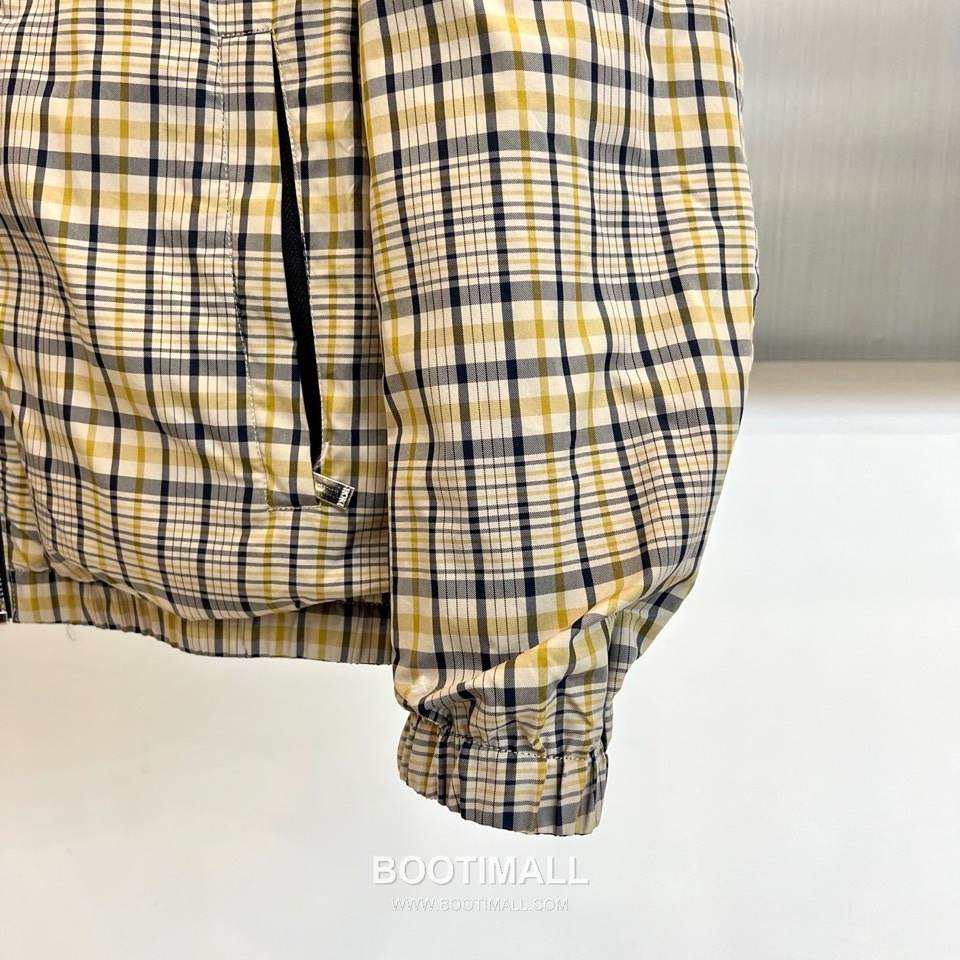 Dior Reversible Hooded Check Jacket Yellow Black Grey 디올 리버서블 후드 체크 자켓 옐로우 블랙 그레이 13