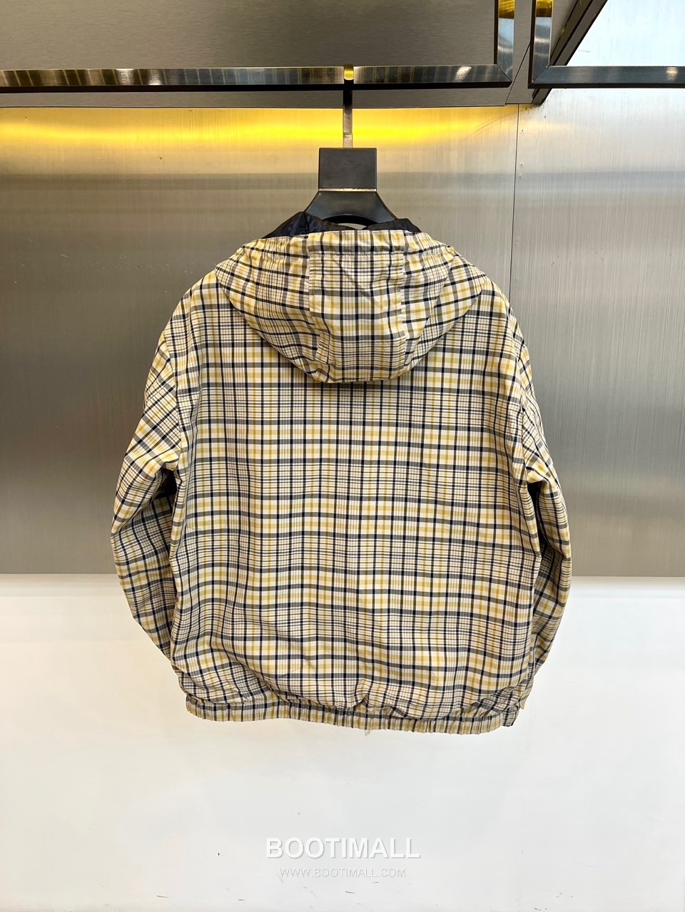 Dior Reversible Hooded Check Jacket Yellow Black Grey 디올 리버서블 후드 체크 자켓 옐로우 블랙 그레이 16