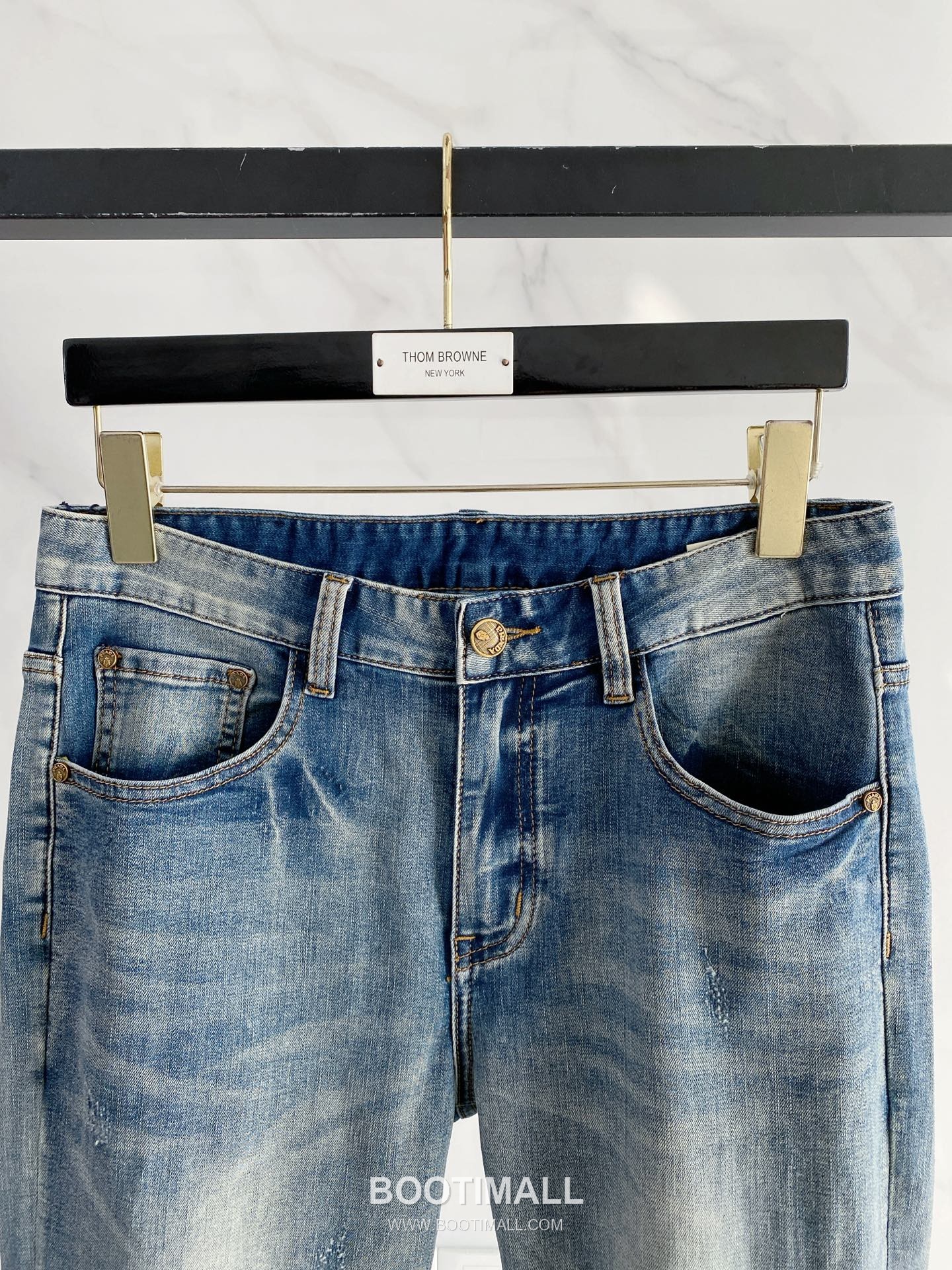 Prada Straight Fit Denim Jeans Blue 프라다 스트레이트 핏 데님 진 블루 3