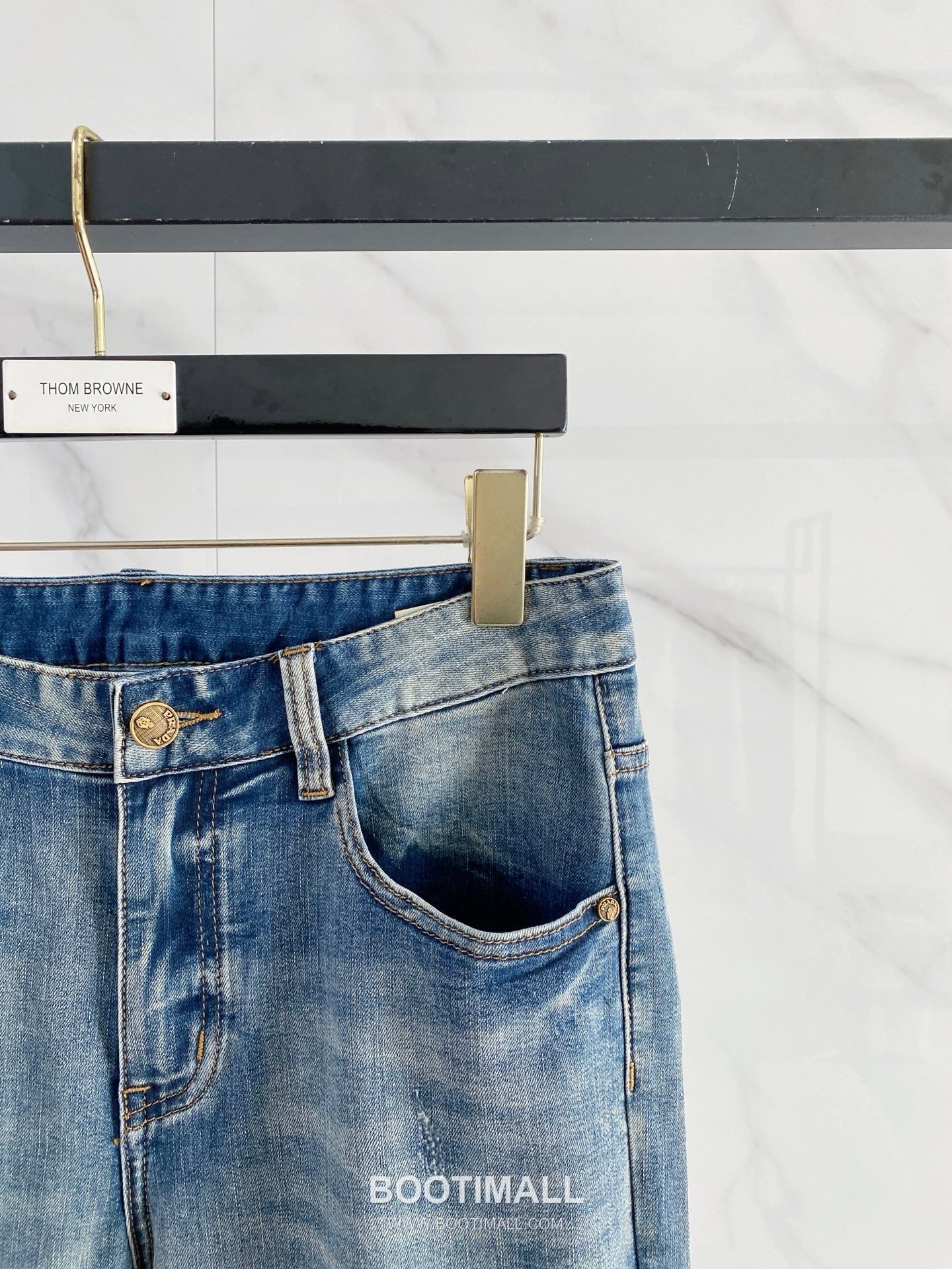 Prada Straight Fit Denim Jeans Blue 프라다 스트레이트 핏 데님 진 블루 4