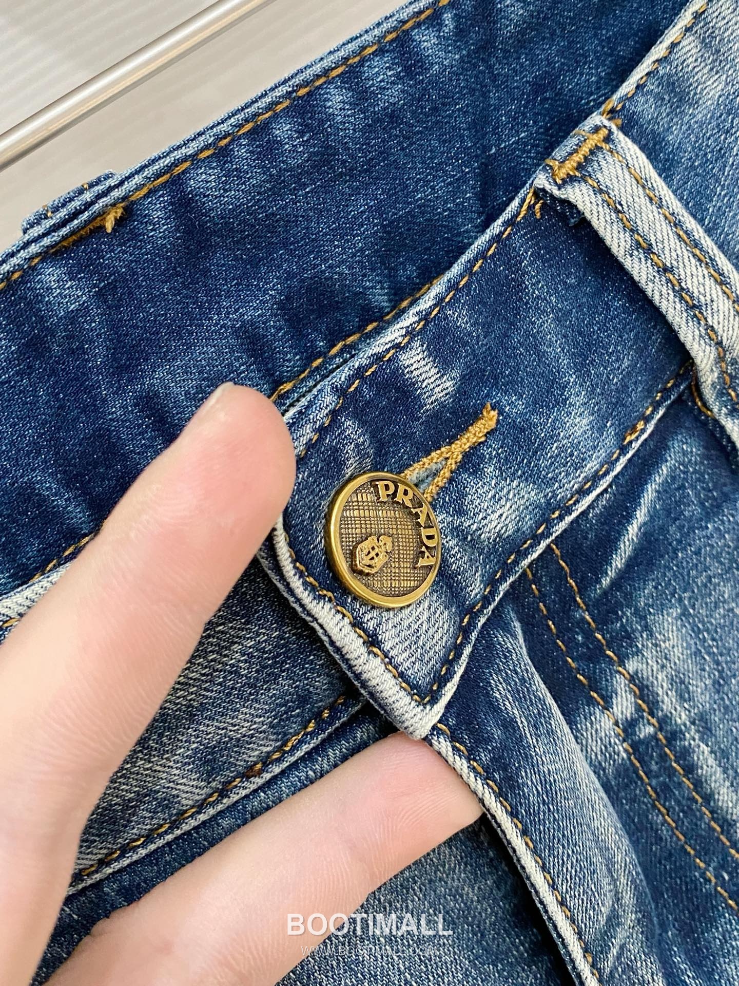 Prada Straight Fit Denim Jeans Blue 프라다 스트레이트 핏 데님 진 블루 6