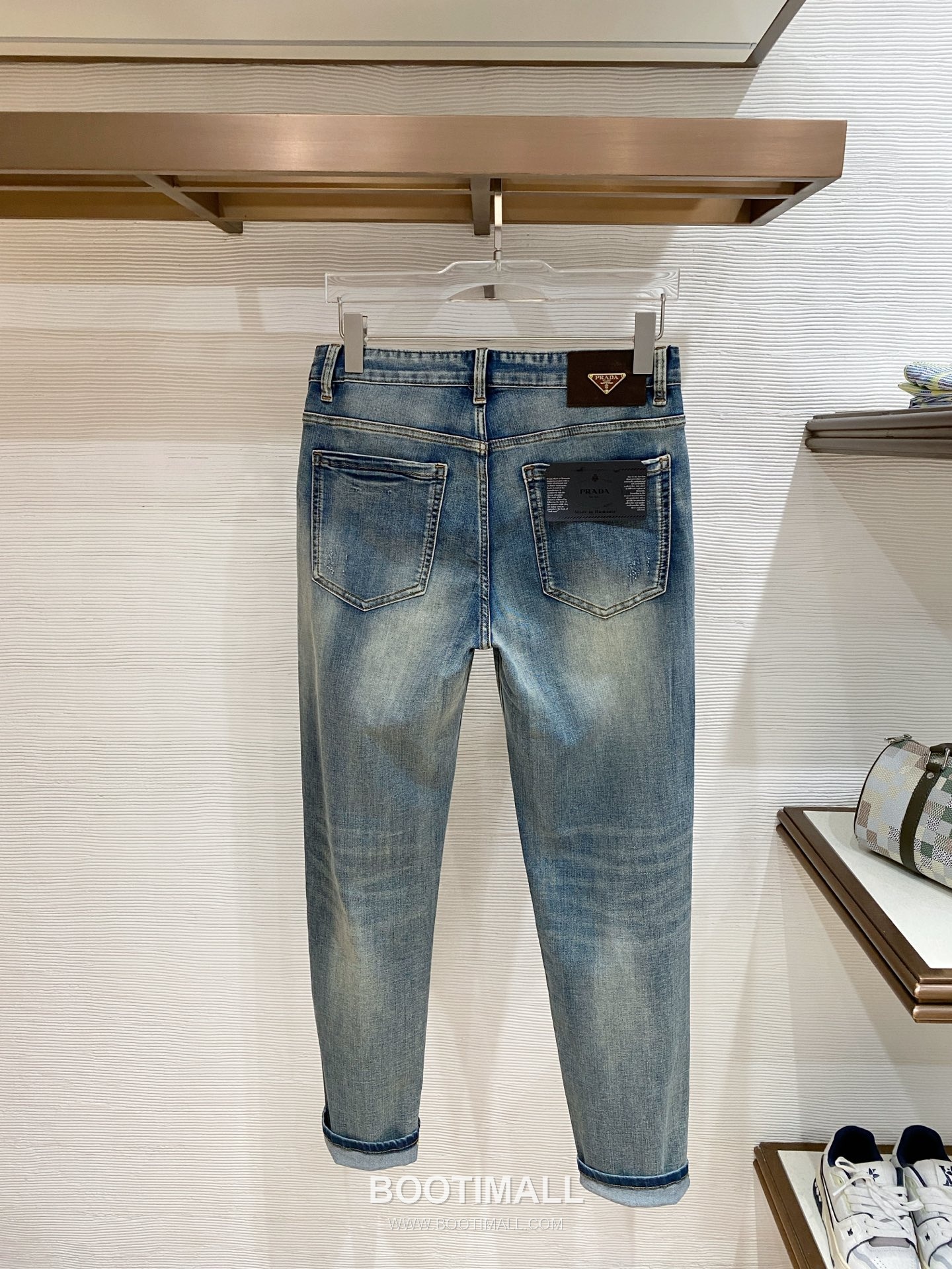 Prada Straight Fit Denim Jeans Blue 프라다 스트레이트 핏 데님 진 블루 9