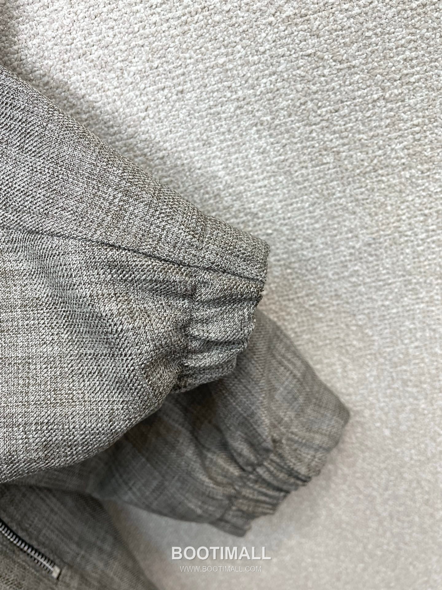 Zegna Stand Collar Zip-Up Jacket Black 제냐 스탠드 칼라 집업 자켓 블랙 9