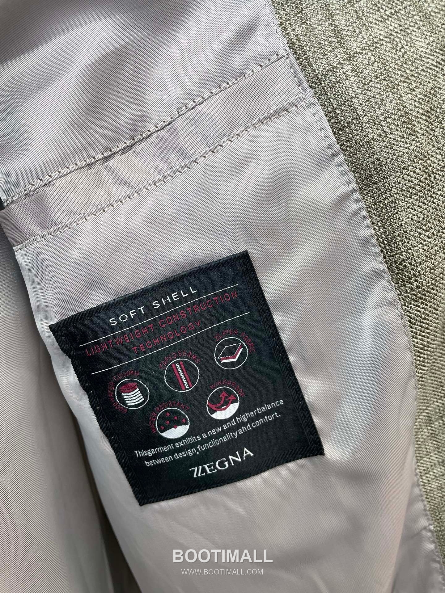 Zegna Stand Collar Zip-Up Jacket Black 제냐 스탠드 칼라 집업 자켓 블랙 10