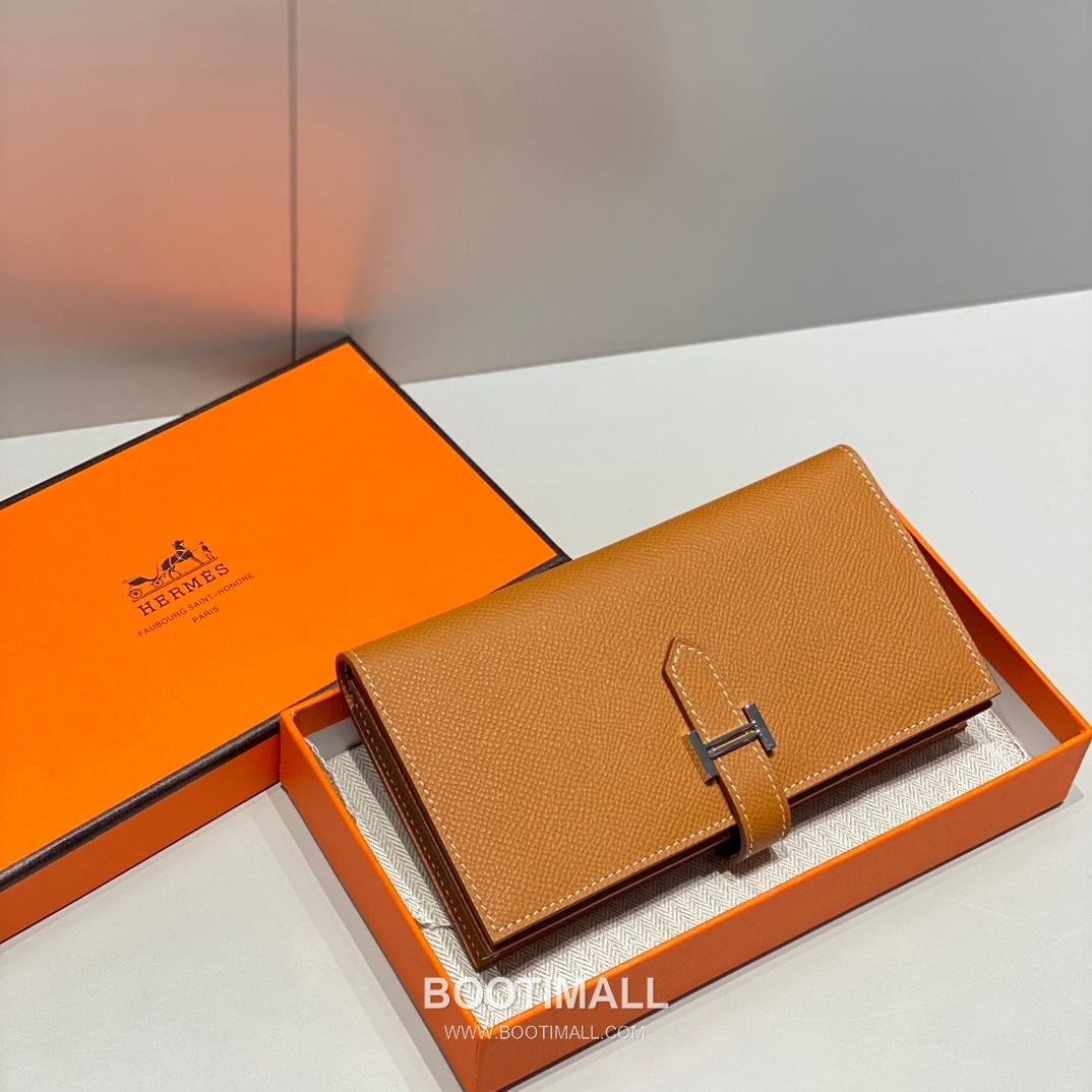 Hermes Epsom H Logo Long Wallet Black 에르메스 엡솜 H 로고 장지갑 블랙 2