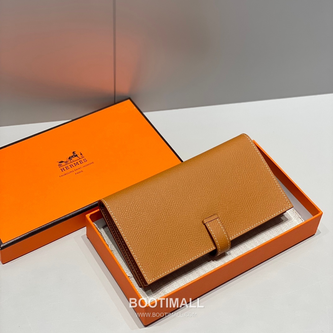 Hermes Epsom H Logo Long Wallet Black 에르메스 엡솜 H 로고 장지갑 블랙 3