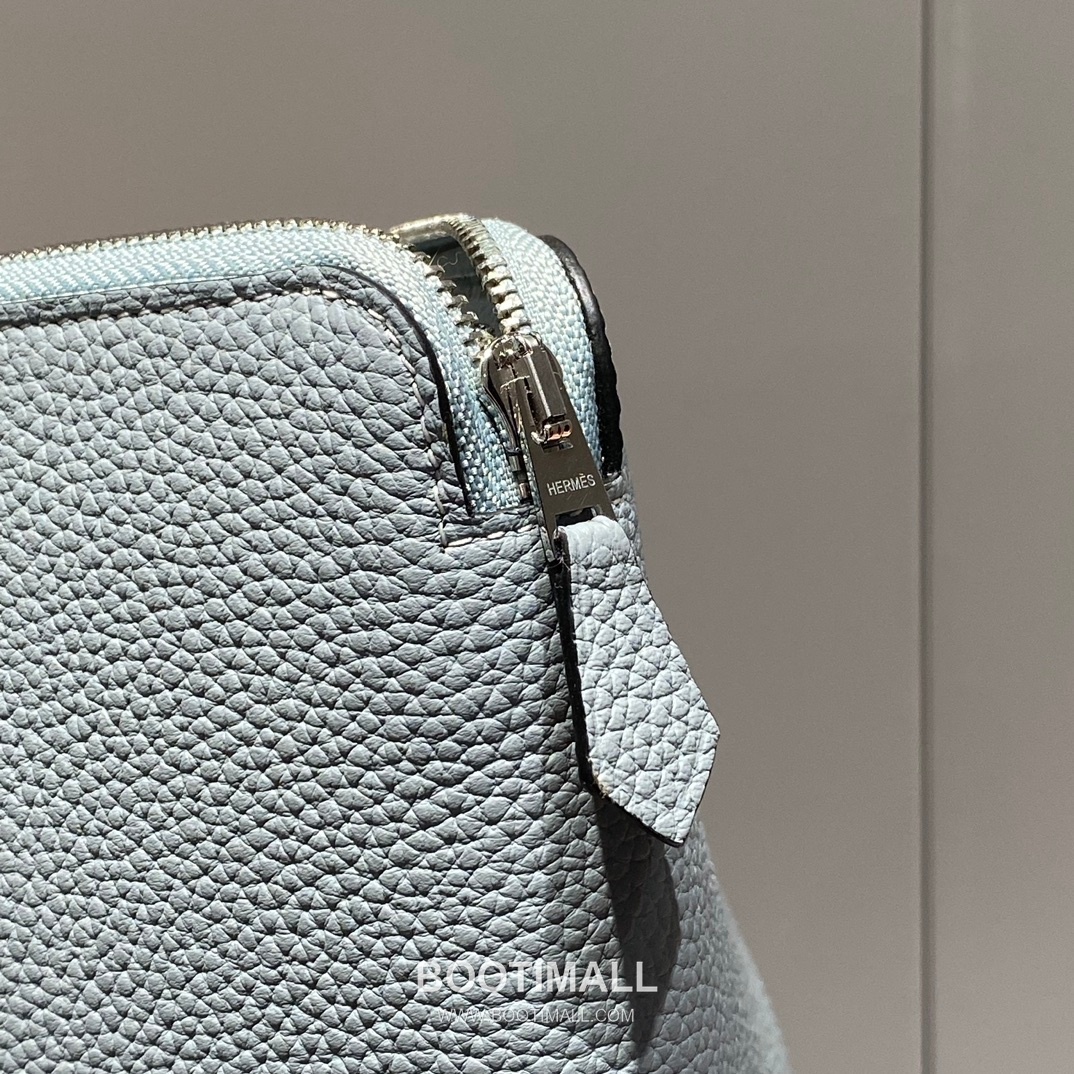 Hermes Togo Zip Long Wallet Blue Lin Leather Wallet 에르메스 토고 지퍼 장지갑 블루 린 레더 지갑 20cm 7