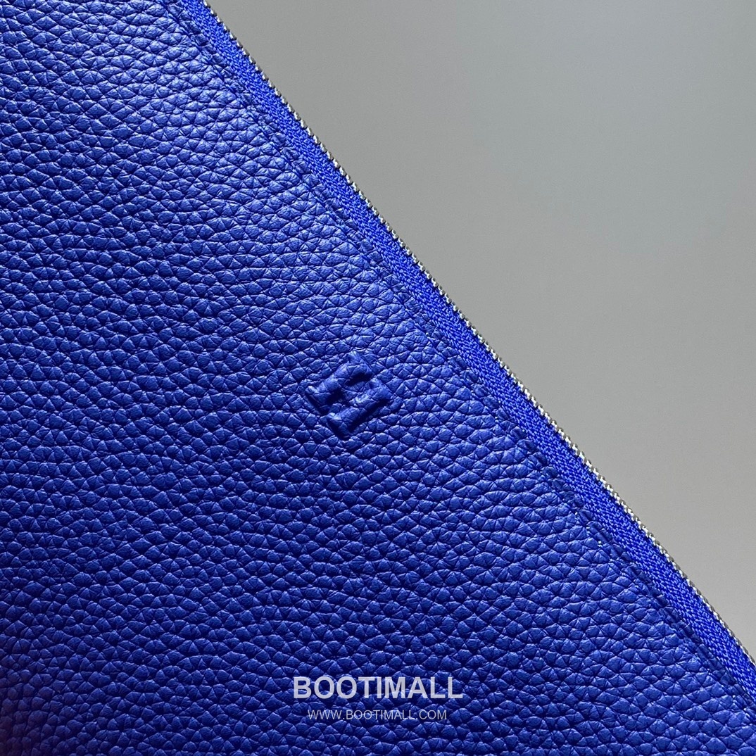 Hermes Togo Leather Electric Blue Long Wallet 에르메스 토고 레더 일렉트릭 블루 장지갑 20cm 5