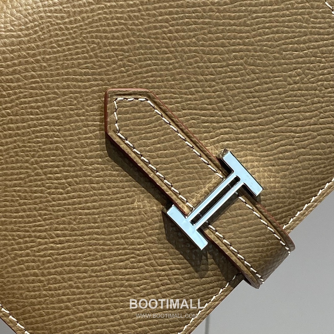 Hermes Epsom Leather Bi-Fold Wallet Elephant Grey 에르메스 엡솜 레더 반지갑 엘리펀트 그레이 8