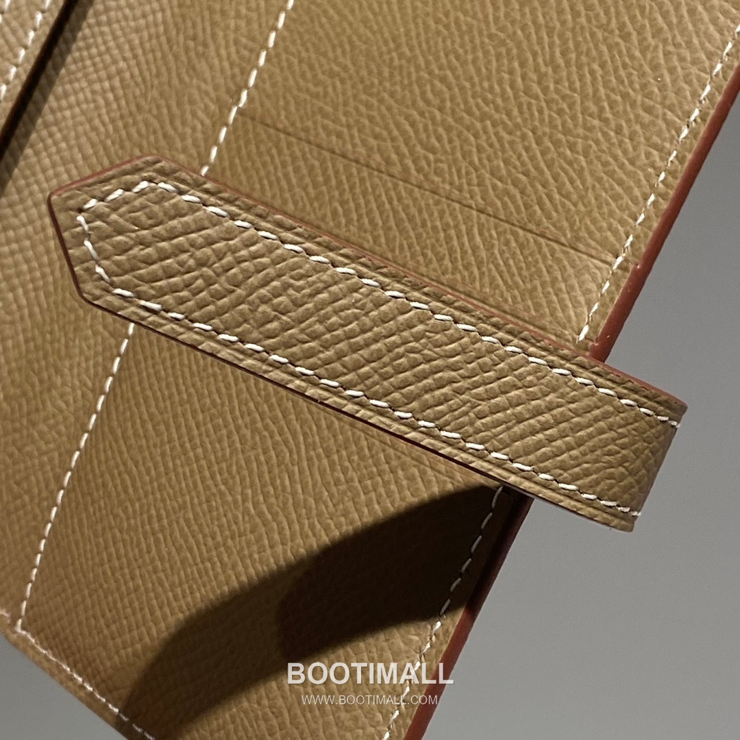 Hermes Epsom Leather Bi-Fold Wallet Elephant Grey 에르메스 엡솜 레더 반지갑 엘리펀트 그레이 9