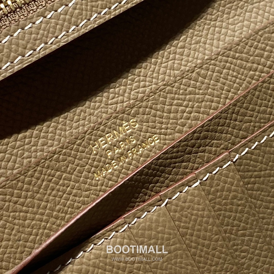 Hermes Epsom Leather Bi-Fold Wallet Elephant Grey 에르메스 엡솜 레더 반지갑 엘리펀트 그레이 8