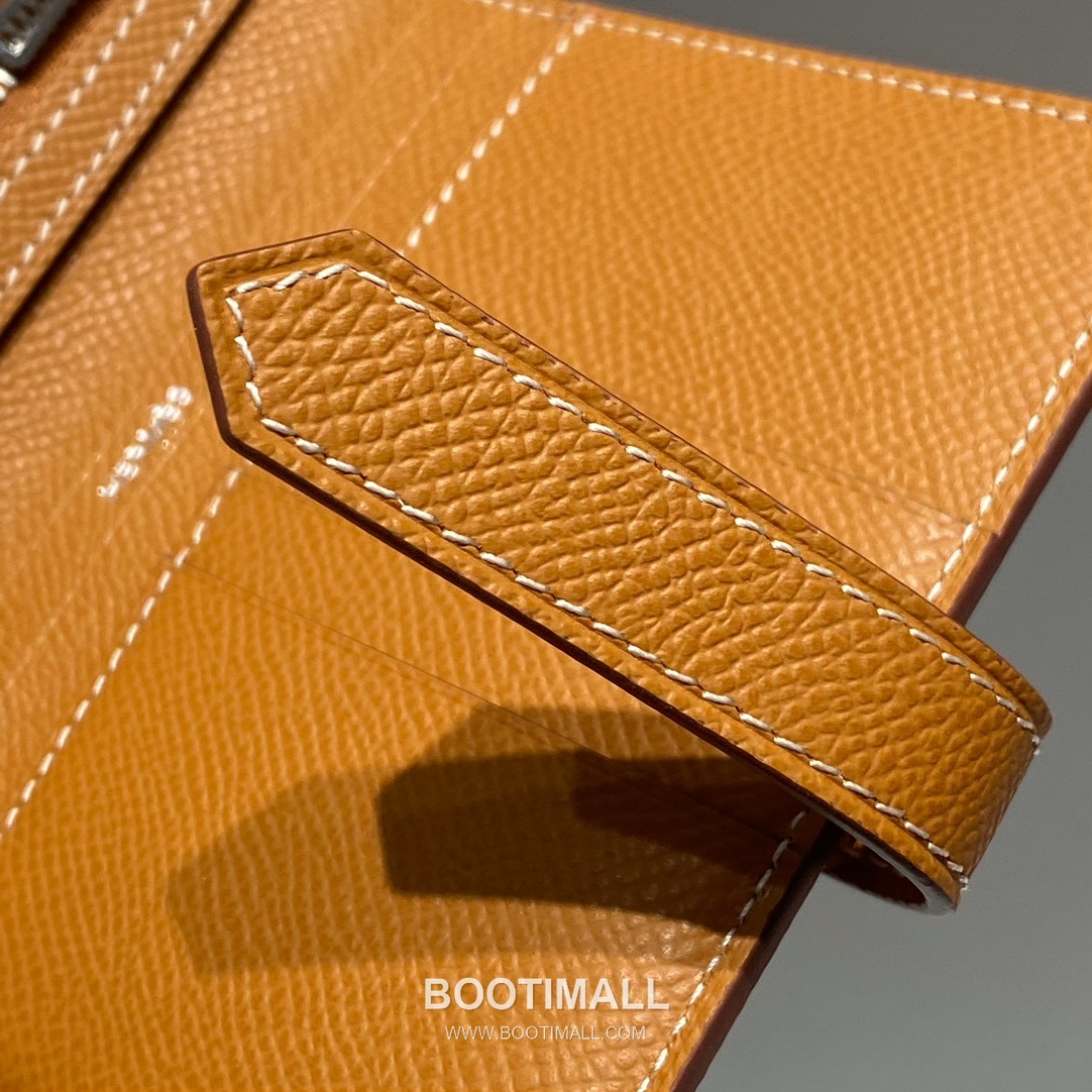 Hermes Epsom Leather Bi-Fold Wallet Elephant Grey 에르메스 엡솜 레더 반지갑 엘리펀트 그레이 9