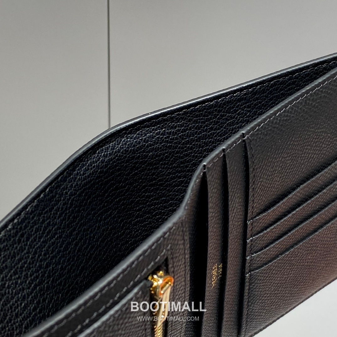 Hermes Epsom Leather Bi-Fold Wallet Elephant Grey 에르메스 엡솜 레더 반지갑 엘리펀트 그레이 9