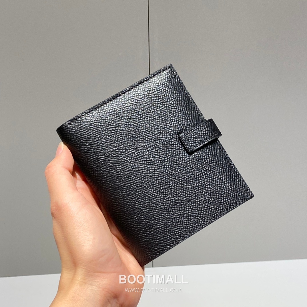 Hermes Epsom Leather Bi-Fold Wallet Elephant Grey 에르메스 엡솜 레더 반지갑 엘리펀트 그레이 5
