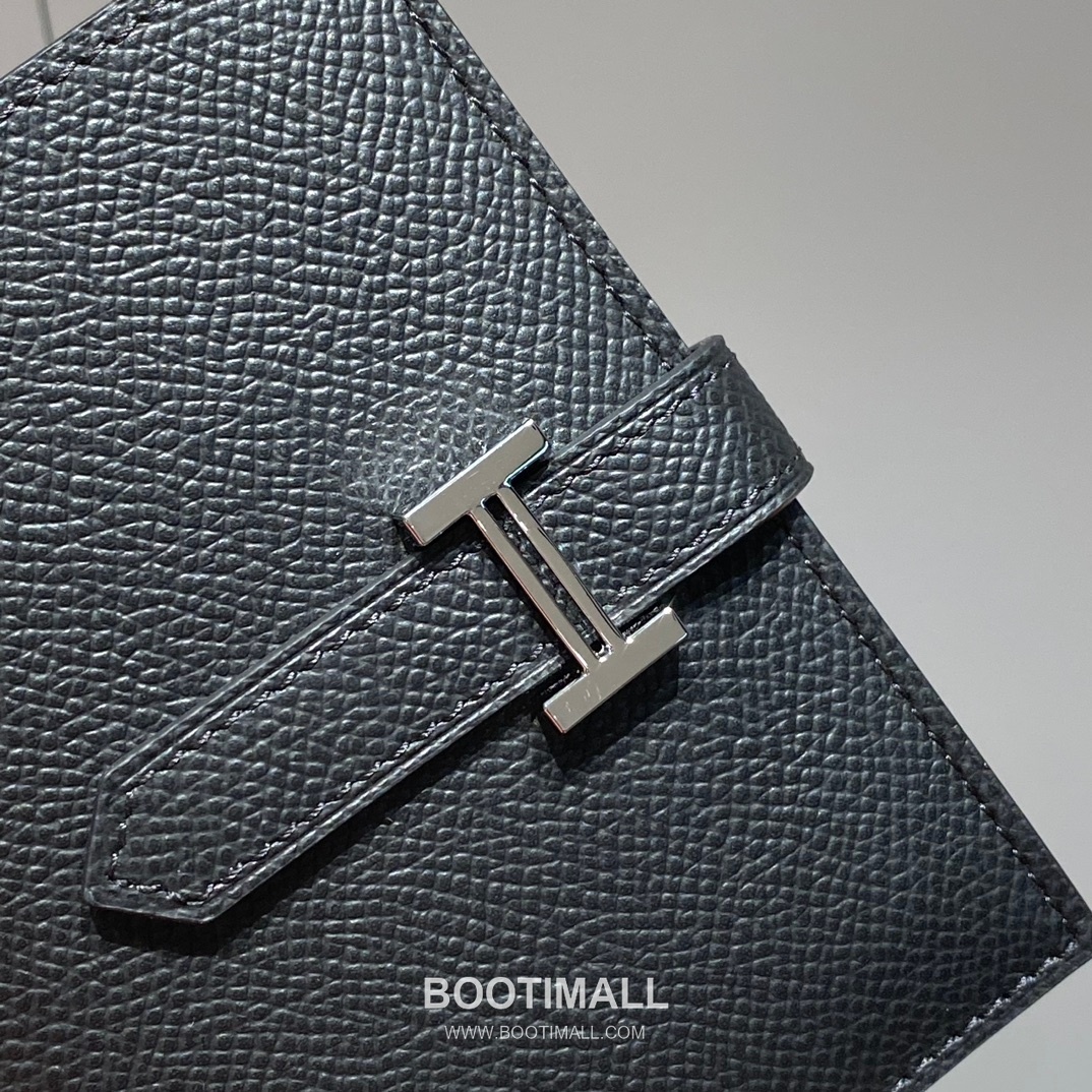 Hermes Epsom Leather Bi-Fold Wallet Elephant Grey 에르메스 엡솜 레더 반지갑 엘리펀트 그레이 6