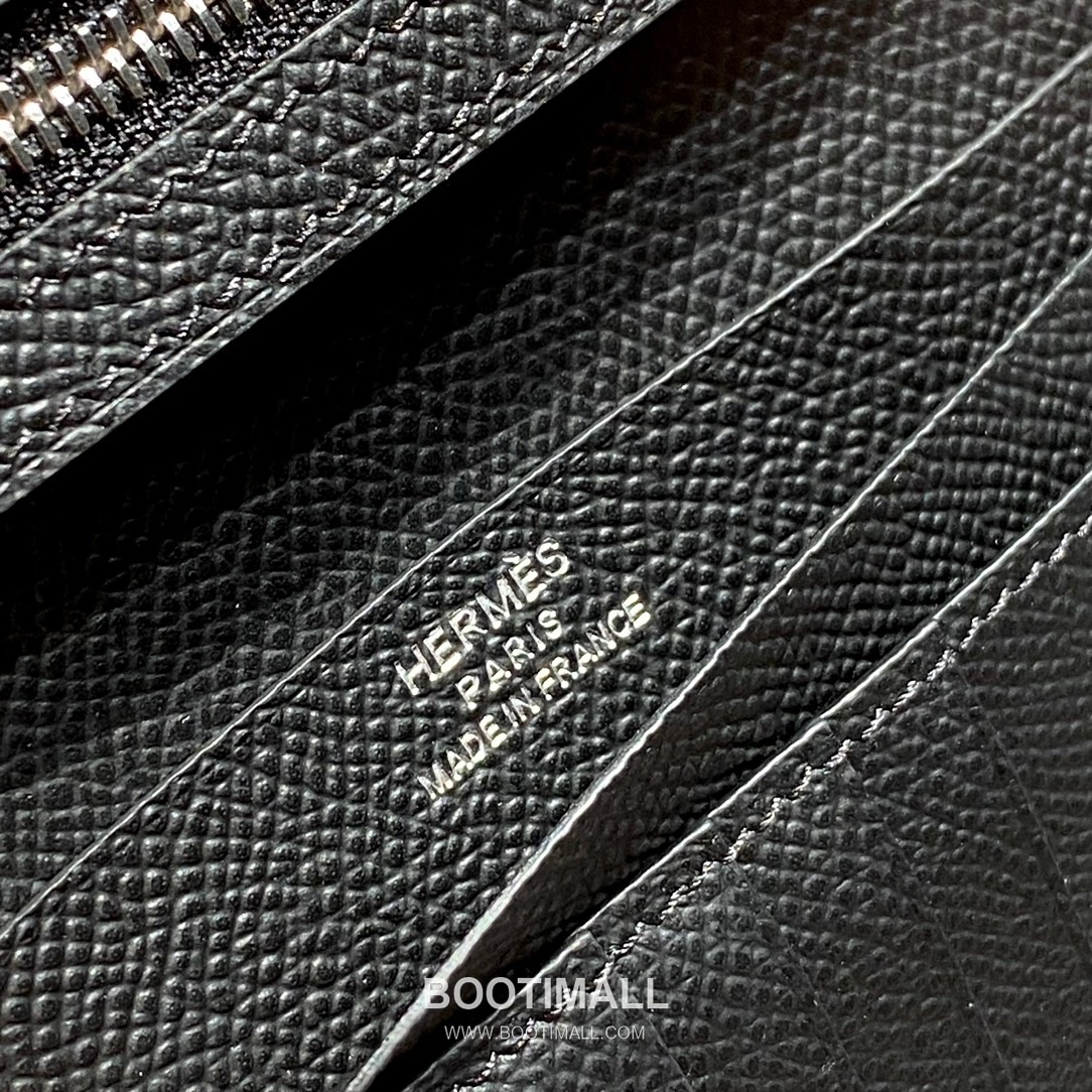 Hermes Epsom Leather Bi-Fold Wallet Elephant Grey 에르메스 엡솜 레더 반지갑 엘리펀트 그레이 8