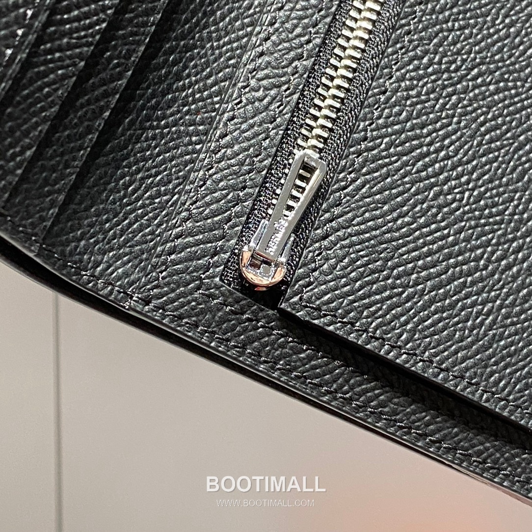 Hermes Epsom Leather Bi-Fold Wallet Elephant Grey 에르메스 엡솜 레더 반지갑 엘리펀트 그레이 9