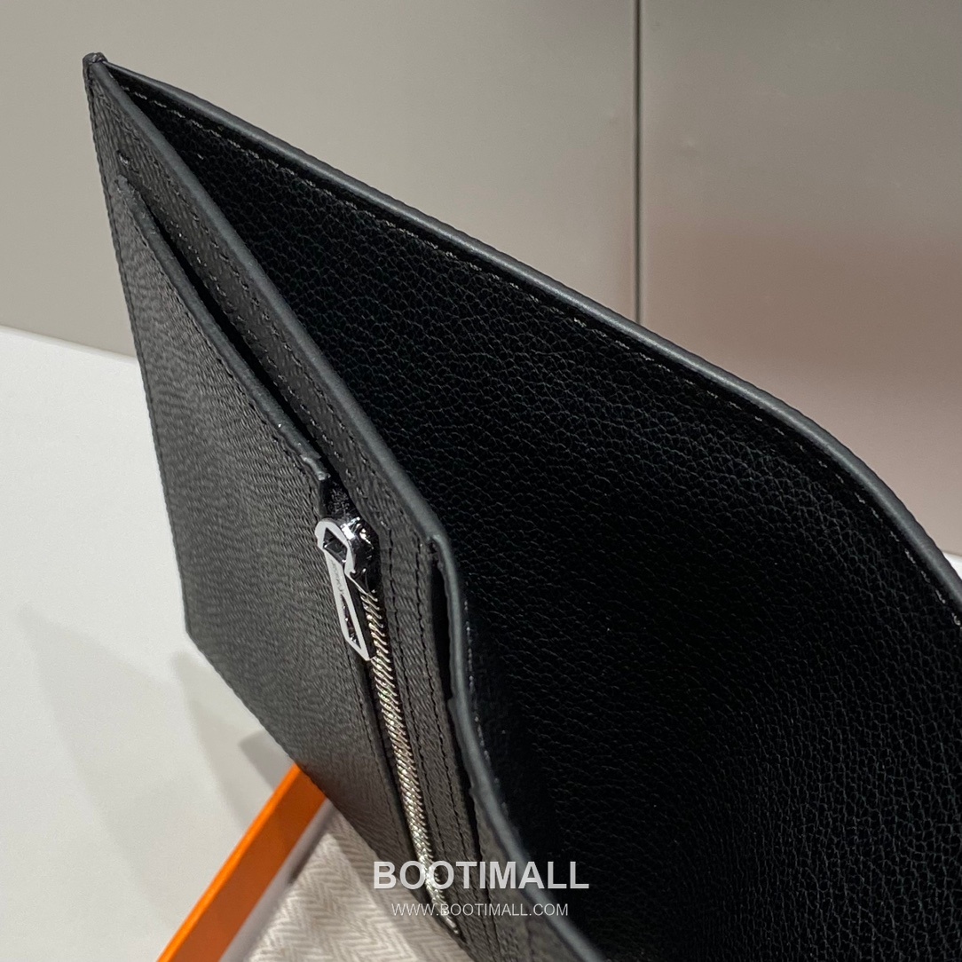Hermes Epsom Leather Bi-Fold Wallet Elephant Grey 에르메스 엡솜 레더 반지갑 엘리펀트 그레이 10