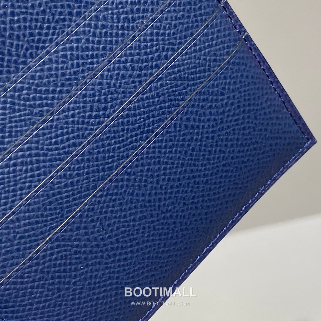 Hermes Epsom Leather Compact Wallet Navy Blue 에르메스 2945049 엡솜 레더 반지갑 네이비 블루 11cm 7