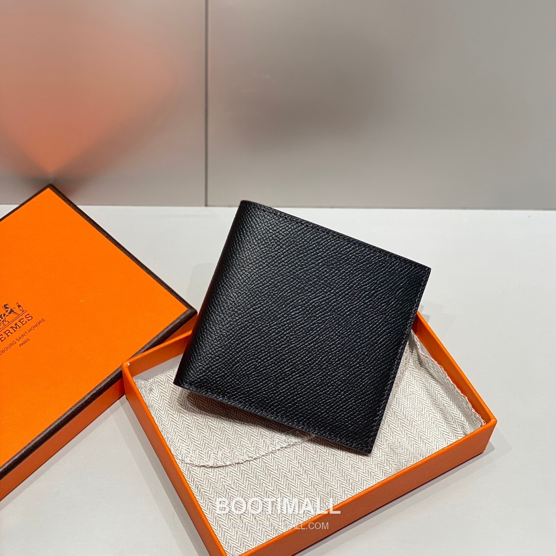 Hermes Epsom Leather Gold Brown Short Wallet 에르메스 엡솜 레더 골드 브라운 반지갑 10cm 2