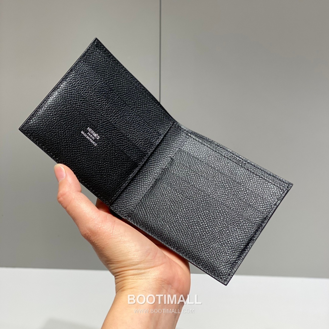 Hermes Epsom Leather Gold Brown Short Wallet 에르메스 엡솜 레더 골드 브라운 반지갑 10cm 5