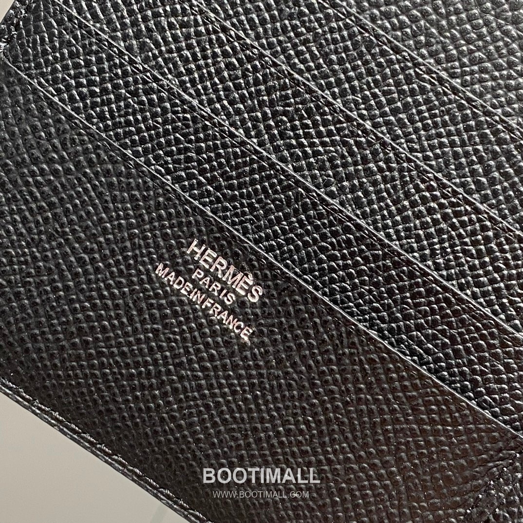 Hermes Epsom Leather Gold Brown Short Wallet 에르메스 엡솜 레더 골드 브라운 반지갑 10cm 6