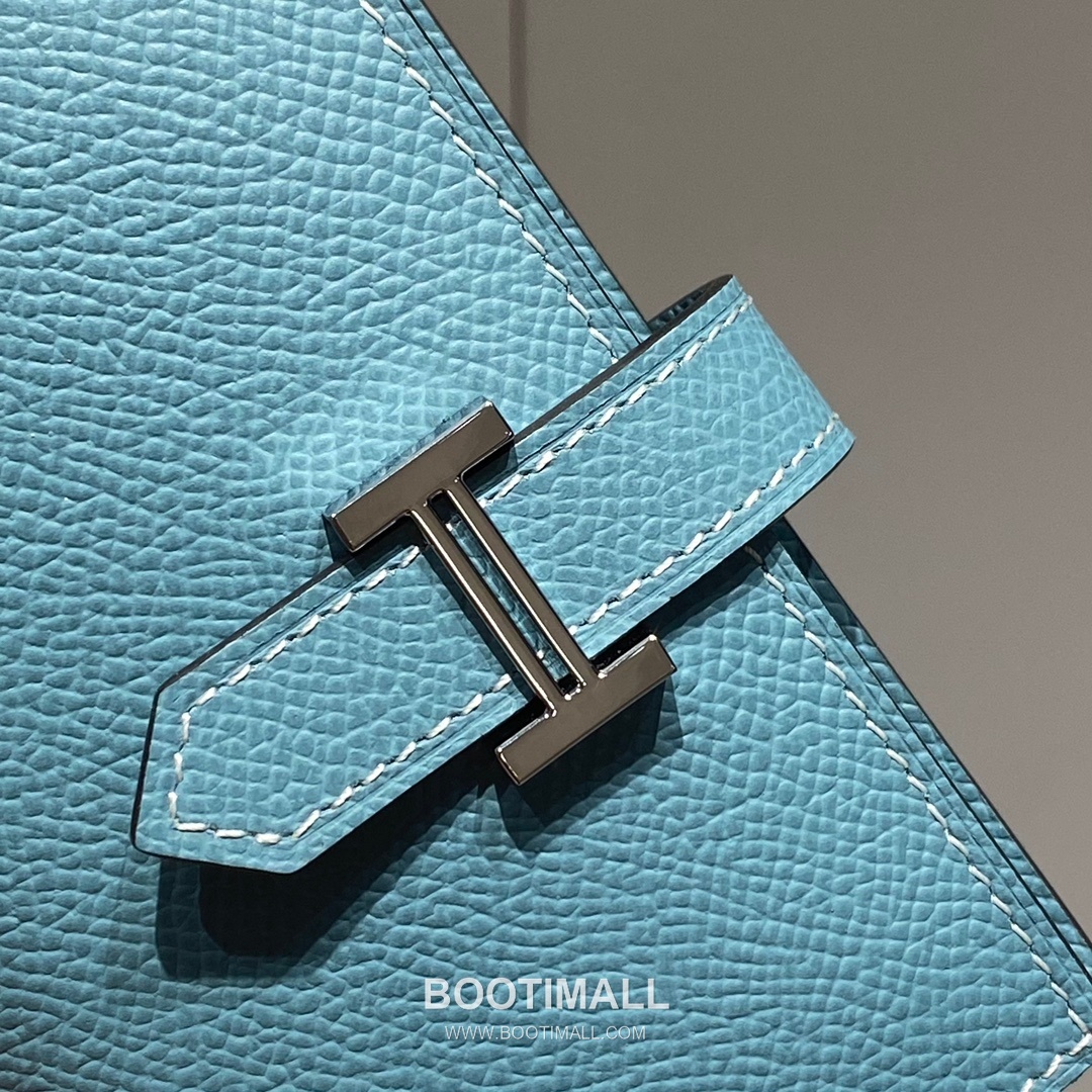 Hermes Epsom Leather Card Holder Denim Blue 에르메스 엡솜 레더 카드 홀더 데님 블루 7