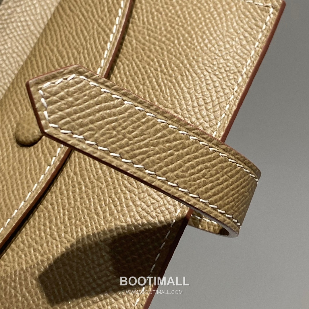Hermes Epsom Leather Bi-Fold Wallet Gold Brown 에르메스 엡솜 레더 반지갑 골드 브라운 7