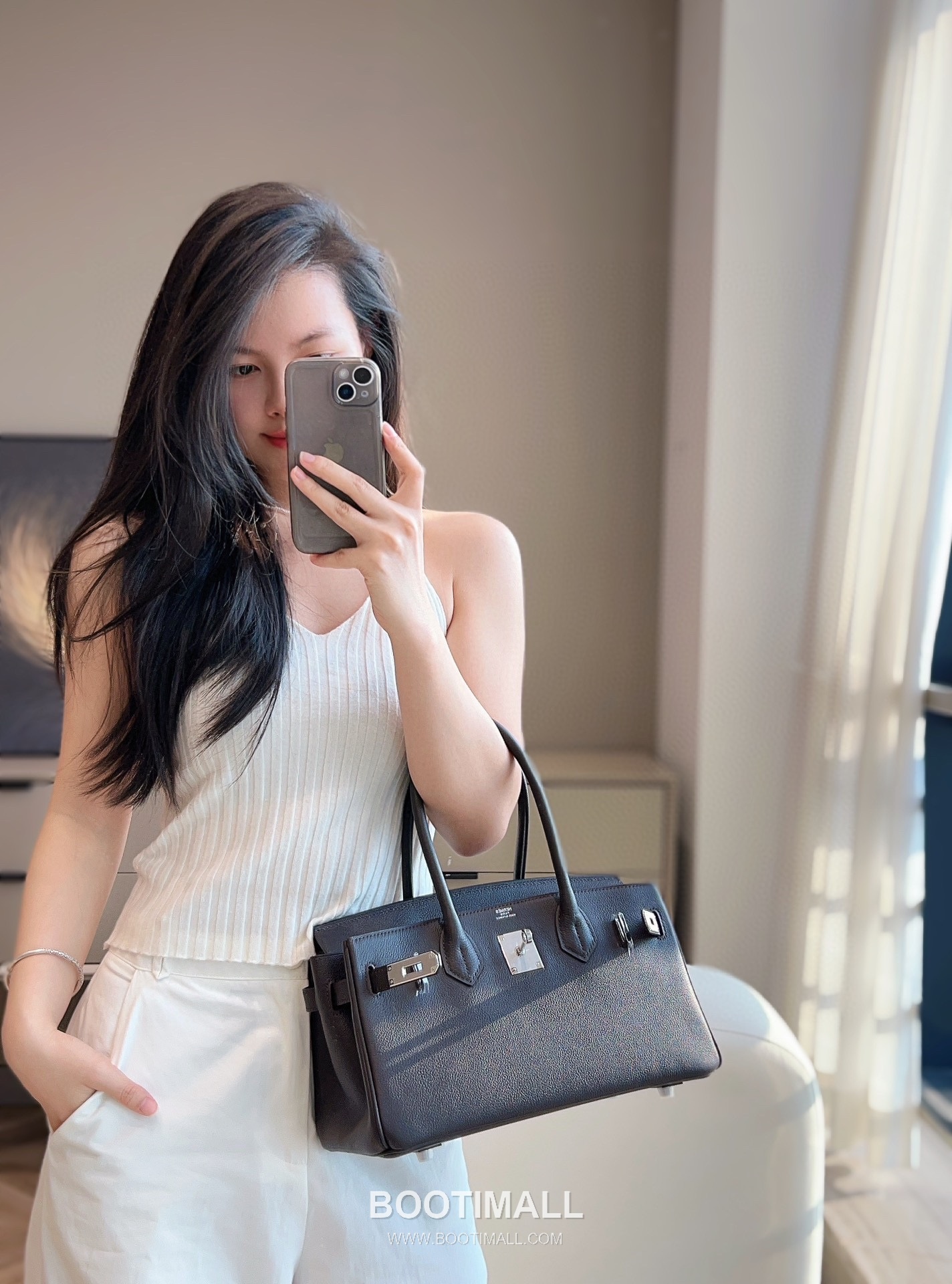 Hermes Garden Party 36 Ebene Mokka Negonda Leather Tote Bag 에르메스 가든파티 36 우드 모카 네공다 레더 토트백 36cm 5